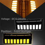 Front Bumper Fog Light Daytime Running Light DRL For Hyundai Santa Fe IX45 2024 2025 Sequential Turn Signal Lamp