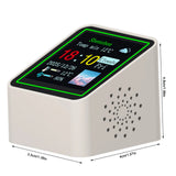 Smart WiFi Weather Forecast Station Clock with Temperature Humidity Display Date Clock Weather Station for Home Offices Bedroom