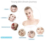 Multifunction 6 in 1 H2O2 hydra oxygen water facial deep cleaning diamonds microdermabrasion machine
