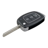 3 Buttons Remote Key Shell Fob Car Remote Flip Key Fob Shell Cover Case Key Fob Control Case for Hyundai New IX35 IX25 IX45