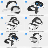 GW-Adjustable Head Strap For ,Replacement For Elite Strap Accessories Enhanced Support