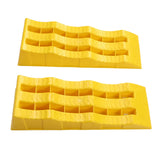 1 Pair 3 Level RV Leveling Ramps Camper Trailer Wheel Chocks Leveling & Stabilizing for Uneven Ground and Parking Lots