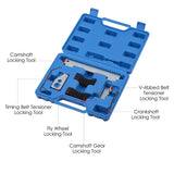 7pcs Steel Engine Timing Tool Kit Car Engine Camshaft Tensioning Locking Alignment Tool Compatible with Chevrolet Buick Cruze