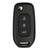 Car 3 Buttons Folding Remote Control Key For Renault Megane 3 PCF7961M 4A Chip 433Mhz HU56R Key Blade