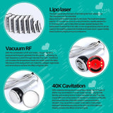 Hot Selling 40K 6 in 1 Multifunctional Fat-reducing Machine Ultrasound Vacuum Fat Loss Device Wrinkle-removing Slimming Body