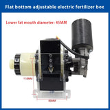 Hand-Adjusted Electric Fertilizer Box Flat Bottom New Large-Capacity Fertilizer Spreader With Fertilizer Cleaning Port
