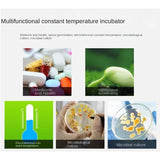 25BS Stainless Steel Liner Lab Electro-Thermal Constant-Temperature Fermentation Incubator Seed Germination Box 220V 200W