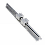 -Linear Rails And Bearings,1Pcs Linear Guide Rail 500Mm +2Pcs Linear Bearing 12Mm Slide Blocks SBR12UU