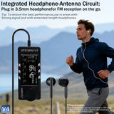 FM AM SSB LSB USB Receiver Built-in Hi-Z Headphone Amplifier Circuit Upgrade V4 ATS MINI SI4732【Radio ALL Band DSP Radio】【11.