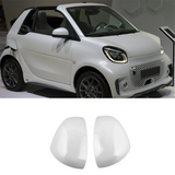 Car Rearview Mirror Cover Cap for Mercedes Benz Smart 453 Fortwo Forfour 2016-2021 Door Side Mirror Cover