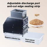 Hot Electric Grain Shell Blower Parrot Bird Feed Blowing Machine Buckwheat Air Selection Millet Husk Separator