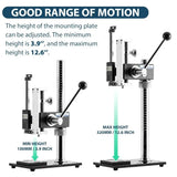 HPB Manual Lever-Operated Force Test Stand 500N Push Pull Test Stand, Stroke 70mm/2.8 inches, HJJ-001 Clamp x1