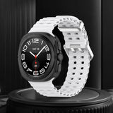 Ocean Sport Silicone Band Replacement Soft Bracelet Sweatproof Sport Watchband Watch Strap for Samsung Galaxy Watch 7 Ultra 47mm