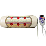 Far Infrared Heated Bolster Pillow Photon  Improve Blood Circulation Light Therapy Massage Pillow With 7 Natural Jade Stone