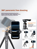 E10 Phone Tripod Stand for IPhone 17 Pro Max - Aluminium Smartphone Mini Tripod Pocket Cell Phone Stand Universial
