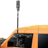 360 Panoramic Action Camera Holder 3-Suction Cup Vacuum Car Mount for Insta360 DJI GoPro 360°Video Camera Accessories Kits