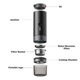 Y Newly Designed PCM04A Household Portable Coffee Machine  Portable Picnic Handheld Coffee Machine Intelligent Automatic Heating