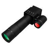 Ponbos NVP100C 250M Infrared Laser Night Vision Scope Sight 1080P HD 7X Optical Metals Monoculars Telescope for Hunting Camping