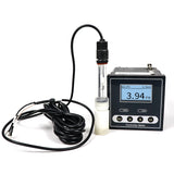 1 Wire Ph Sensor Digital Ph Meter Tester Online Ph Sensor 4-20ma 5 M Plastic Type Auto/manual Control 0~100 C 0.00~14.00ph