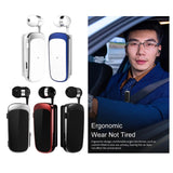 Fineblue K52 Business Wireless Bluetooth Headset Collar Clip Call Vibration