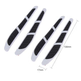 4pcs Car Door Edge Guard Strip Anti-collision Trim Side Mirror Protector