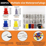 660Pcs Connector Pin Kit Car Electrical Wire Terminal 1/1.5/1.8/2.2/2.8/3.5/4.8/6.3mm Terminal Pins Connector Pin Crimp Pin Plug