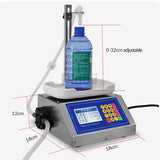 3Kg Liquid Filling Digital Control Machine Alcohol Drink Beverage Perfume Juice Milk Bottle Filler Large Flow Filling Machine