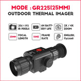 Thermal Imaging RifleScope GR225 Infrared Night Vision Aiming for Hunting Outdoor Adjustable Focus Infrared Thermal Camera Scope