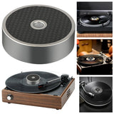 Record Weight Clamp 304 Stainless Steel/Carbon Fiber for Vibration Balanced for LP Vinyl Record Weight Player