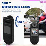 L20 4K HD Wifi Mini Camera Carrecorder 180° Rotatable Lens Handheld Law Enforcement Body Camera Smart Portable Camera