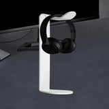 1Pc Earphone Hanger Acrylic Headphone Display Stand Sturdy Nonslip Base Headset Holder Support Rack for Gaming Home Desk Stand