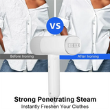 Foldable 1000W Steam Handheld Steamer For Clothes, Portable Hand Iron Featuring 150Ml Water Tank For Home& Travel EU Plug