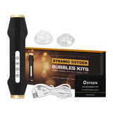 Portable CO2 Oxygen Bubble Pen Rechargeable Facial Cleaning Balance Serum Input Pen Anti-aging Skin Care Beauty Device