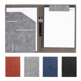 PU Leather A4 File Folder Clipboard With Card Holder Magnetic Buckle Business Meeting Contract Clamp Pen Insert File Organizer