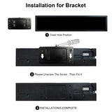 16.4 inch 1366x238 700nits High Brightness Strip Bar IPS LCD Android Monitor