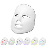 Golden/White LED Light Therapy Facial Mask 7 Colors Photon Skin Rejuvenation Wrinkle Removal Anti Acne Home Use Beauty Deviceae