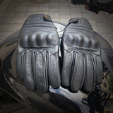 Motorcycle Protection Retro Cowhide Equipment Men's Leather Gloves Autumn and Winter Women's Cycling Touch Screen Gloves