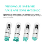 Wholesale Manufacturer's Relaxing Five-Headed Silicone Electric Massager for Pet Cats Rechargeable Body Massage Product