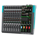 Biner MG8 USB Connection Built-in 256 Reverb Effect 8 Channels Digital Professional Audio Mixer Console