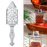 304 Stainless Steel Unique Design Cocktail  Glass Cup Drinking Filter Wormwood Spoon Absinthe Spoons Drinking Spoons