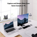 -Compatible Video Capture Grabber Card 4K 60Hz Plate USB3.0 UVC YUY2 Recorder Game Video Capture Box for Live Stream