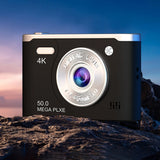 Digital Camera Dual Lens Portable Compact Camera 2.4inch LCD Photography Camera with Fill Light Photo Video Camera for Kids