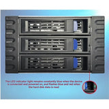 Backplane With Fan Hard Disk Cage Hot Swappable Chassis 2 3.5Inch HDD Optical Drive Expansion 3