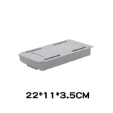 Self Stick Pencil Tray Under Desk Drawer Storage Box Hidden Stationery Organizer Stand For Pens Office Home Storage Organizer