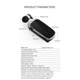 Fineblue K52 Business Wireless Bluetooth Headset Collar Clip Call Vibration
