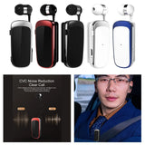 Fineblue K52 Business Wireless Bluetooth Headset Collar Clip Call Vibration