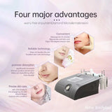 Portable beauty 7 in 1 equipment multi-functional beauty equipment diamond dermabrasion skin rejuvenation machine