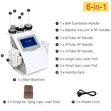 Professional Cavitation 80k Body Massagers Multi-Polar Radio Frequency Anti-Wrinkle Skin Rejuvenation Lift