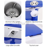120/200 kg/h Electric Ice Shaver Branch Crusher Chopper Smoothie Blender Granizing Machine Snow Cone Cubes Shaved Maker Shredder