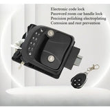 RV Lock Light Plastic Electronic Password Lock RV Flat American Torch Shaped RV Handle Lock